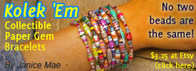 Kolek Em Paper Gem Bracelets