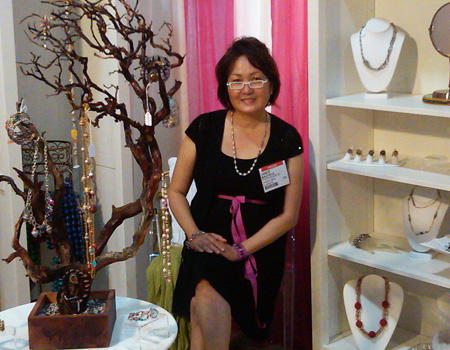 Janice Mae at the California Gift Show
