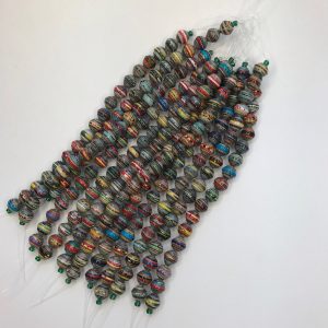 10mm paper beads; Janice Mae